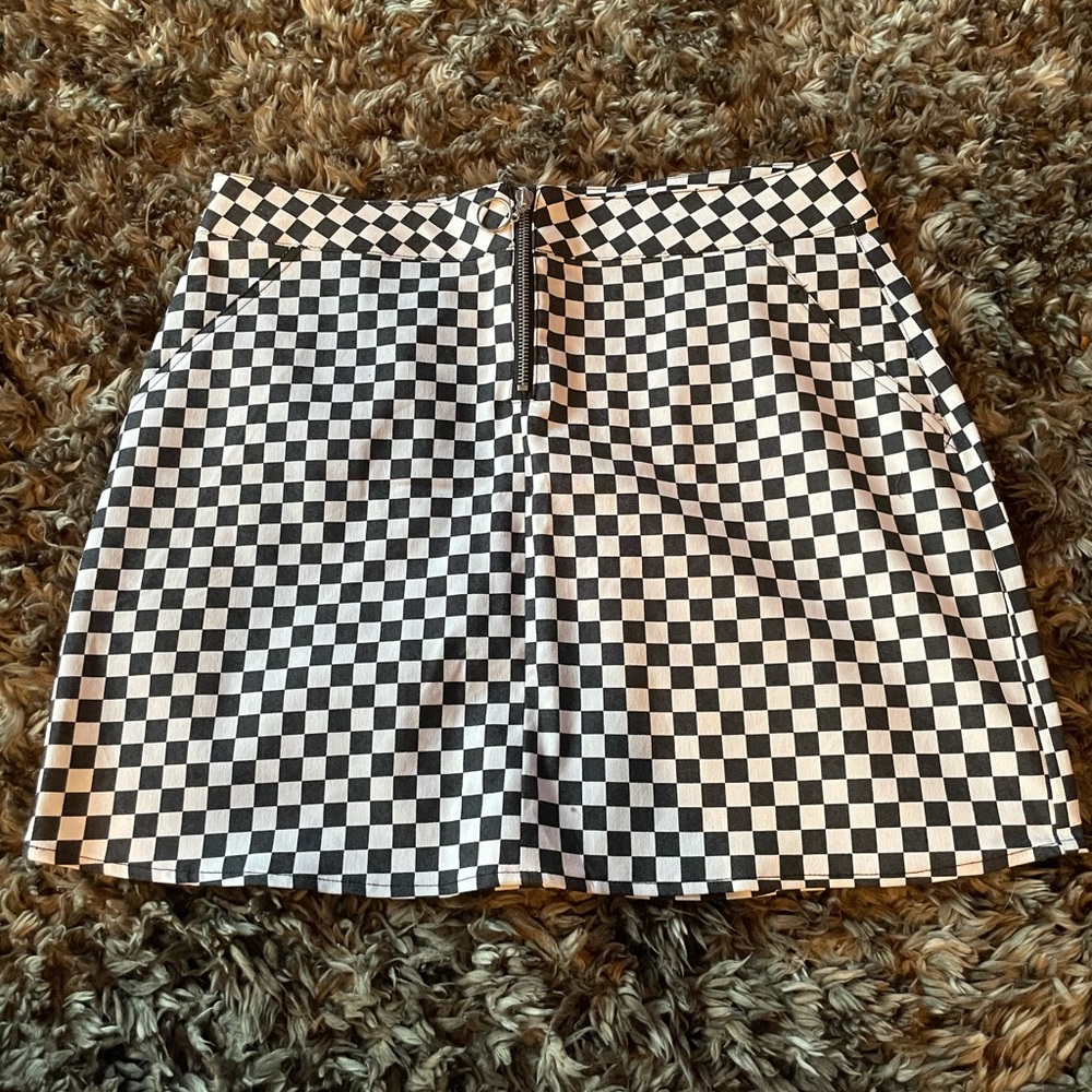 Checkered skirt